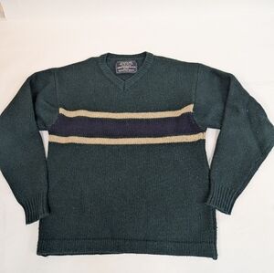 Vintage Abercrombie heavy forest green sweater large [17]